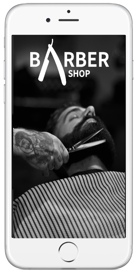 Barber shop on iphone